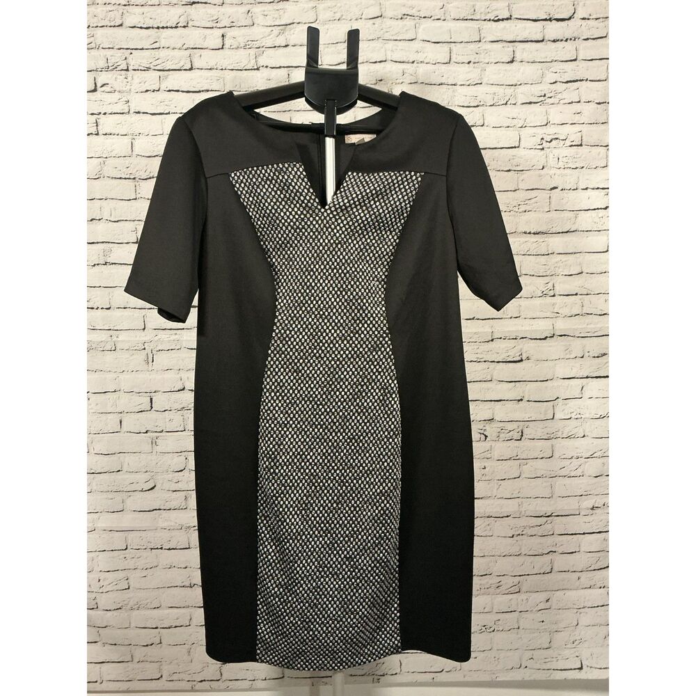 CB Established 1962 Black Geometric Panel Dress – Women’s Size 16